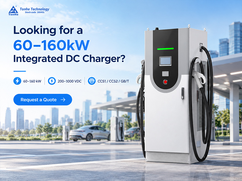 Build your next EV charging station with the G52 Integrated DC Charger.